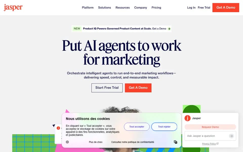 Jasper homepage