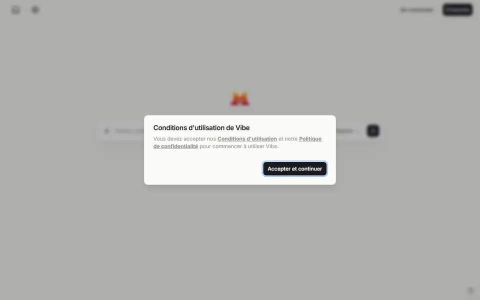 Le Chat (Mistral) homepage