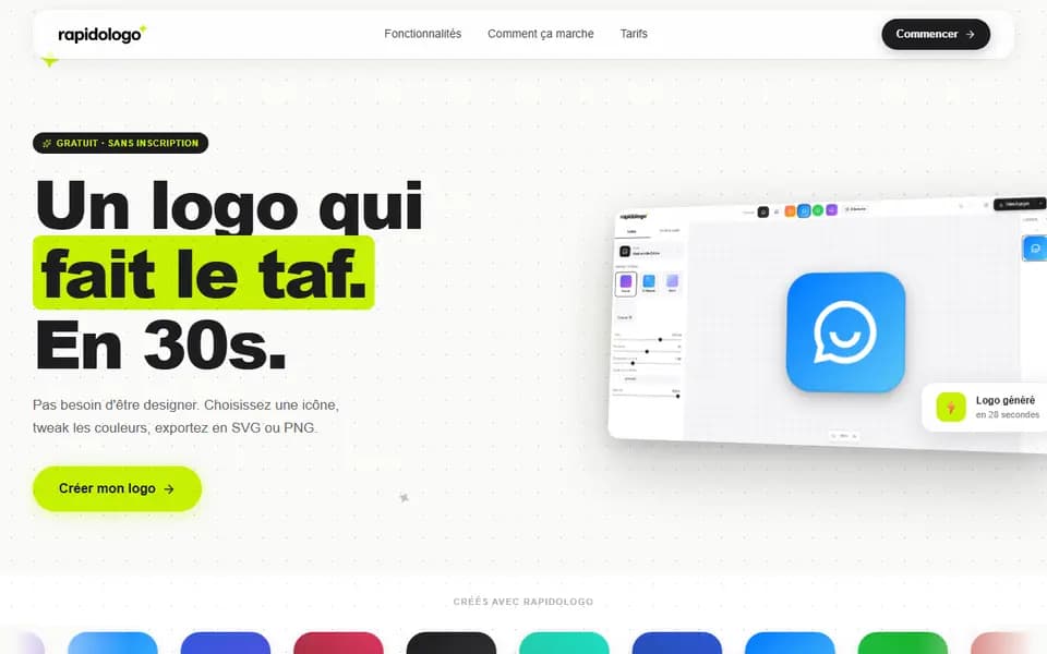 Rapidologo homepage
