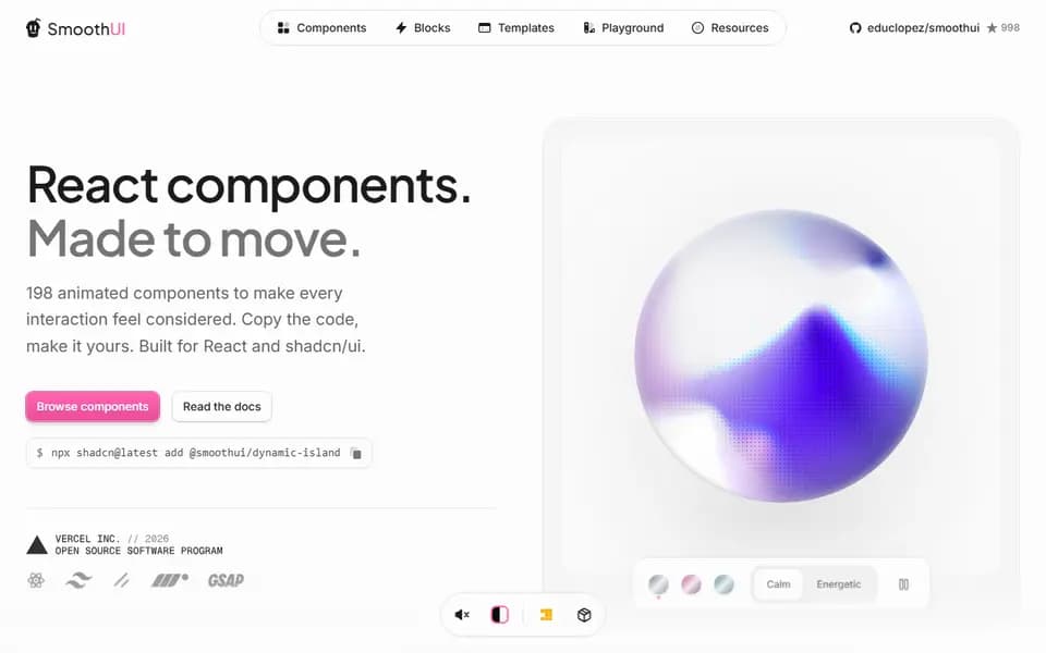 SmoothUI homepage