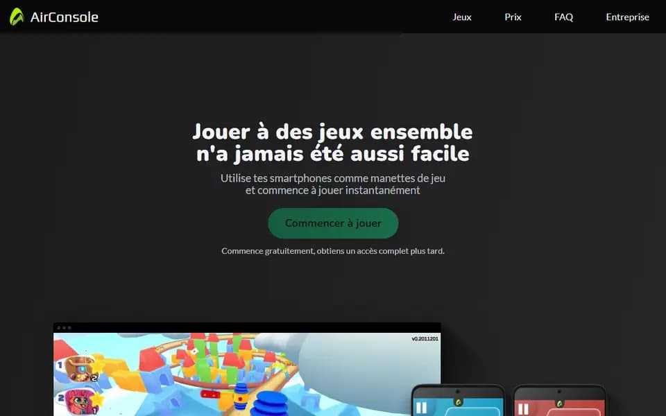 AirConsole homepage