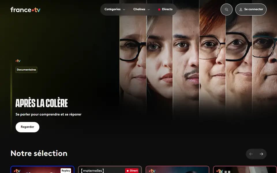 france.tv homepage