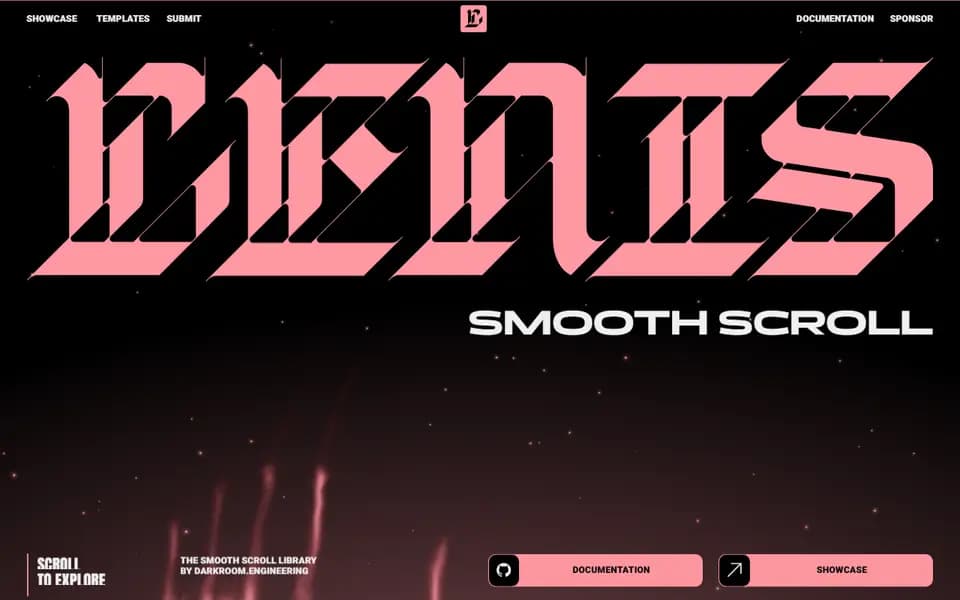 Lenis homepage