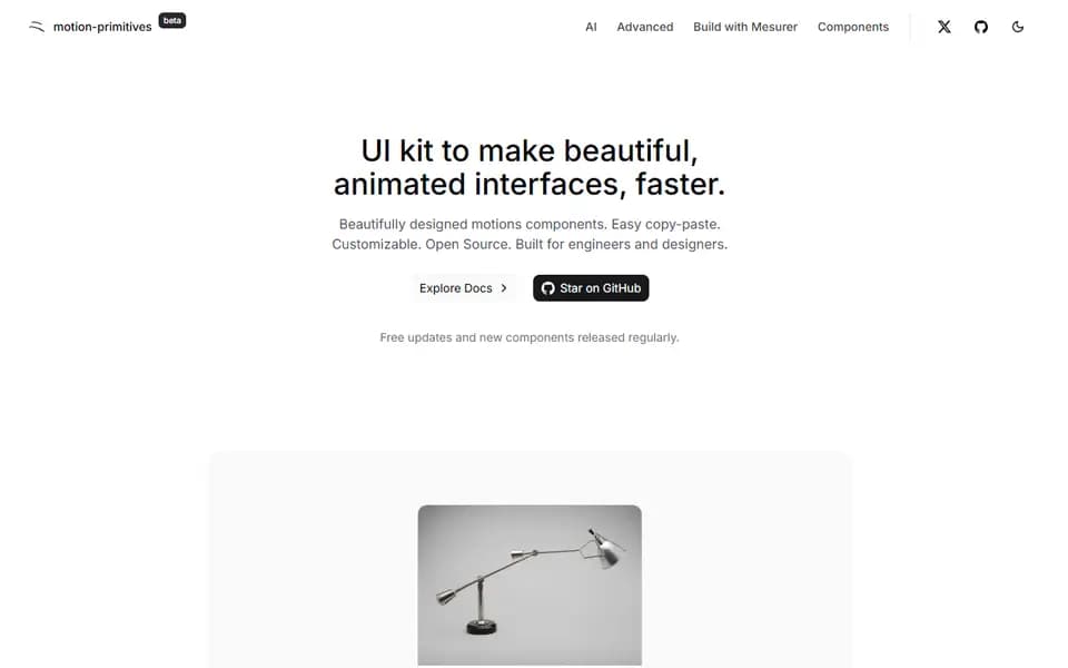 Motion Primitives homepage